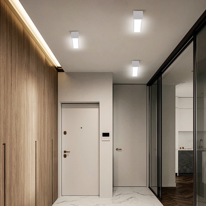 Immax NEO 07257L - Dimbare LED Plafondlamp NEO LITE LUNGO LED/20W/230V 3000-6000K Wi-Fi Tuya wit + afstandsbediening