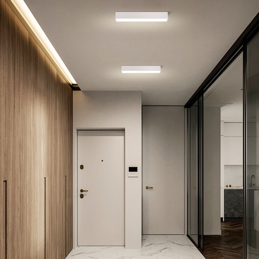 Immax NEO 07257L - Dimbare LED Plafondlamp NEO LITE LUNGO LED/20W/230V 3000-6000K Wi-Fi Tuya wit + afstandsbediening