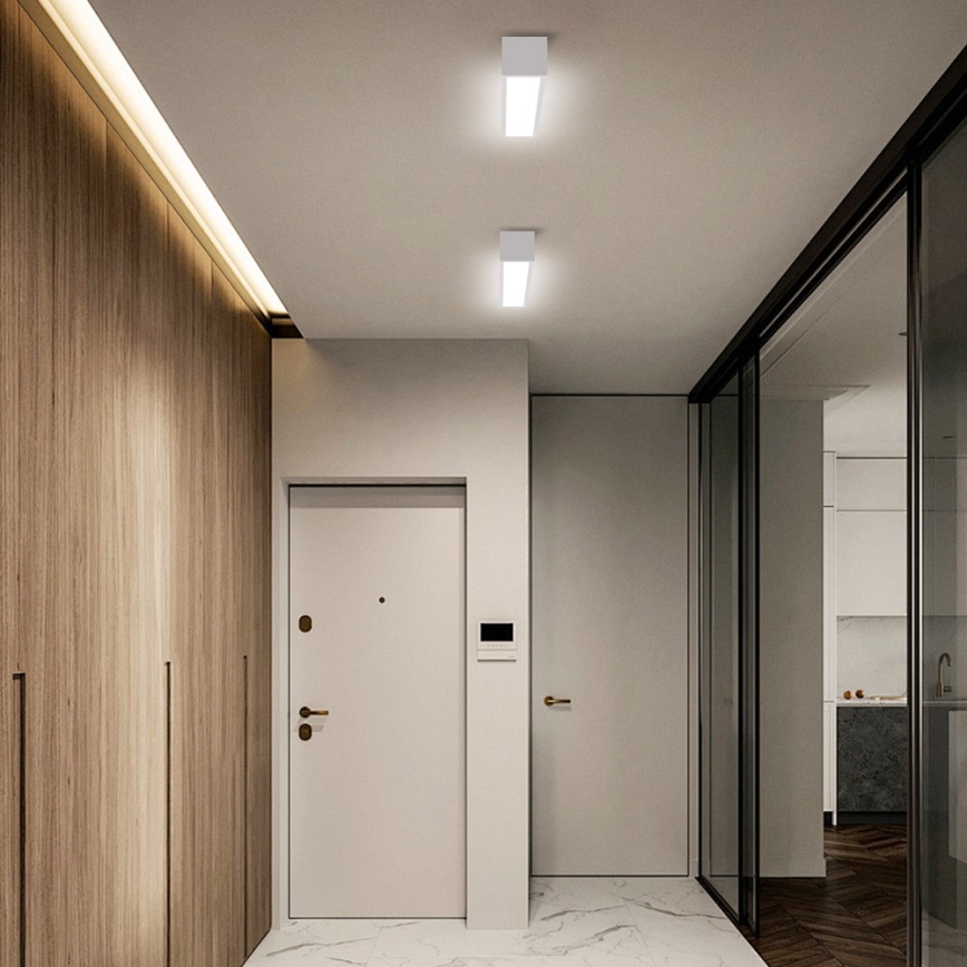 Immax NEO 07257L - Dimbare LED Plafondlamp NEO LITE LUNGO LED/20W/230V 3000-6000K Wi-Fi Tuya wit + afstandsbediening