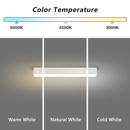 Immax NEO 07257L - Dimbare LED Plafondlamp NEO LITE LUNGO LED/20W/230V 3000-6000K Wi-Fi Tuya wit + afstandsbediening