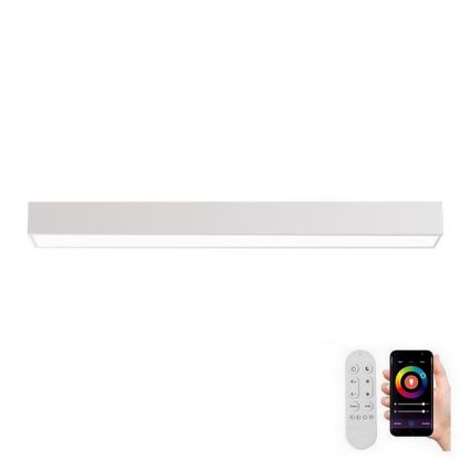 Immax NEO 07258L - Dimbare LED Plafondlamp NEO LITE LUNGO LED/29W/230V 3000-6000K Wi-Fi Tuya wit + afstandsbediening