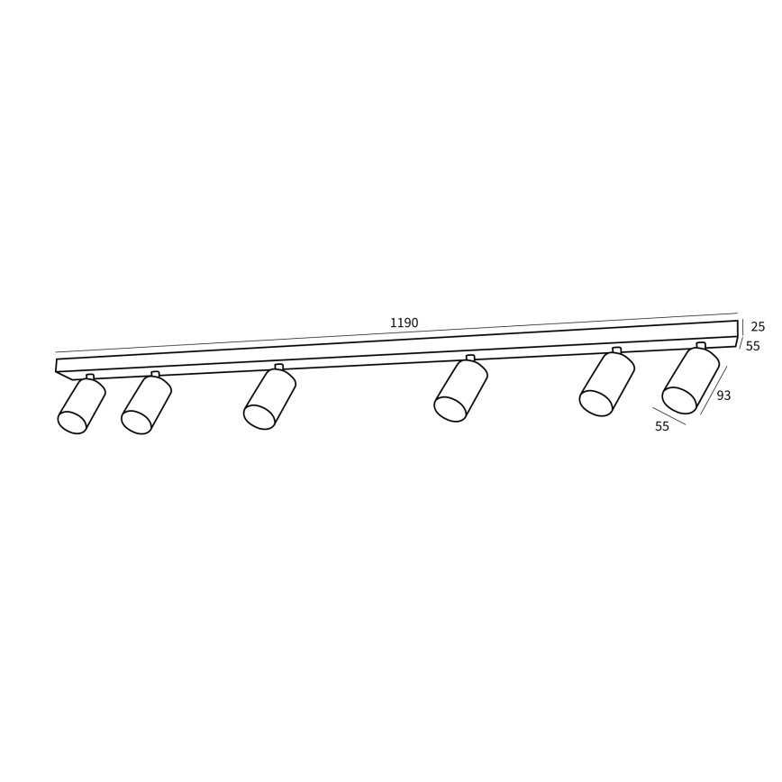 Immax NEO 07268W - LED RGB+CCT Dimbare Spot NEO LITE PUNTO 6xGU10/6W/230V Wi-Fi Tuya
