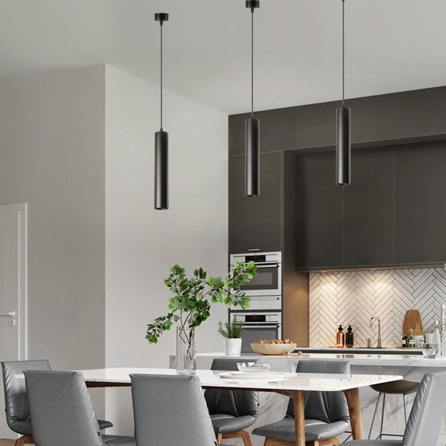 Immax NEO 07270W - LED RGB+CCT Dimbare hanglamp aan een koord NEO LITE PUNTO 1xGU10/6W/230V Wi-Fi Tuya