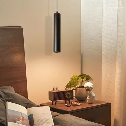 Immax NEO 07270W - LED RGB+CCT Dimbare hanglamp aan een koord NEO LITE PUNTO 1xGU10/6W/230V Wi-Fi Tuya
