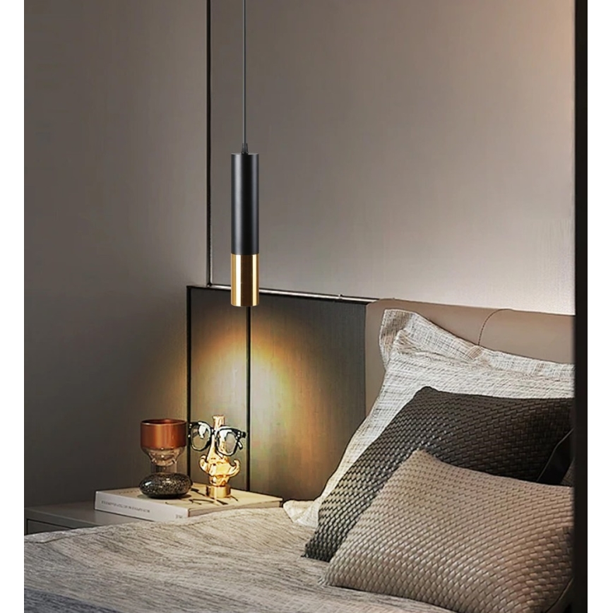 Immax NEO 07273Z - LED RGB+CCT Dimbare hanglamp aan een koord NEO PUNTO 1xGU10/4,8W/230V Tuya