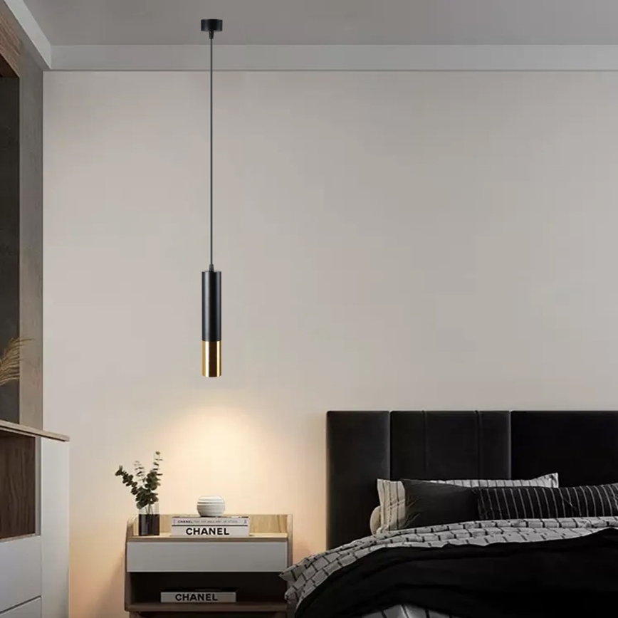 Immax NEO 07273Z - LED RGB+CCT Dimbare hanglamp aan een koord NEO PUNTO 1xGU10/4,8W/230V Tuya