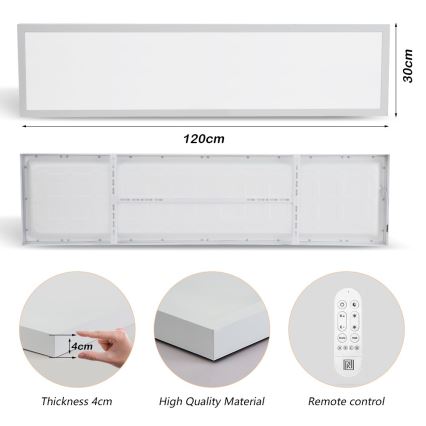 Immax NEO 07276L - LED Dimbare badkamer plafondverlichting NEO LITE FRAME LED/50W/230V IP44 Wi-Fi Tuya + afstandsbediening wit