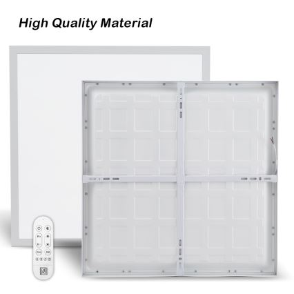 Immax NEO 07277L - LED Dimbare badkamer plafondverlichting NEO LITE FRAME LED/50W/230V IP44 Wi-Fi Tuya +remote bediening wit
