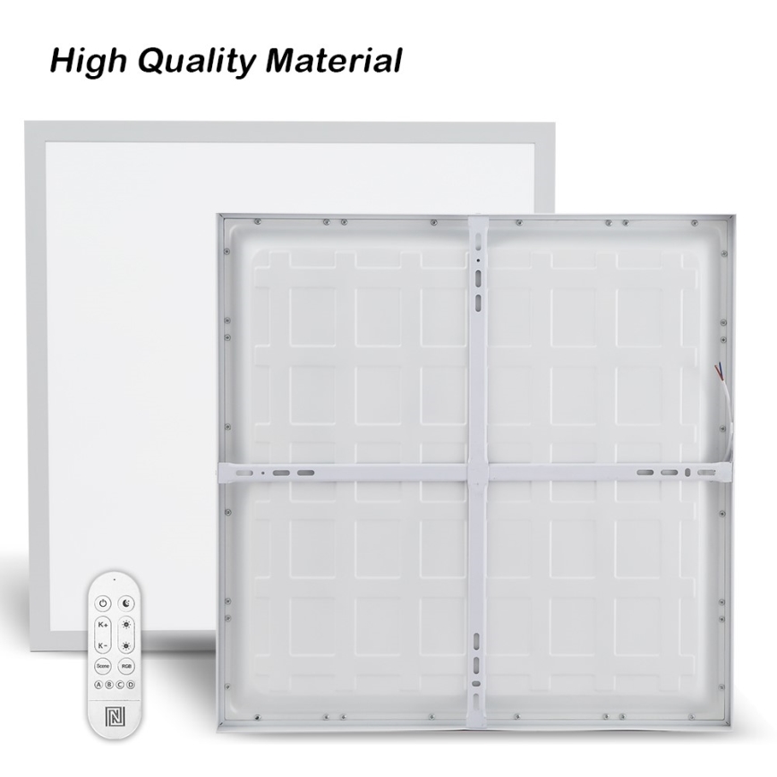 Immax NEO 07277L - LED Dimbare badkamer plafondverlichting NEO LITE FRAME LED/50W/230V IP44 Wi-Fi Tuya +remote bediening wit