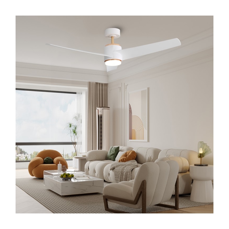Immax NEO 07281L - LED+CCT Dimbare plafondventilator BEAUTY LED/18W/230V 3000/4000/6000K Wi-Fi Tuya + afstandsbediening