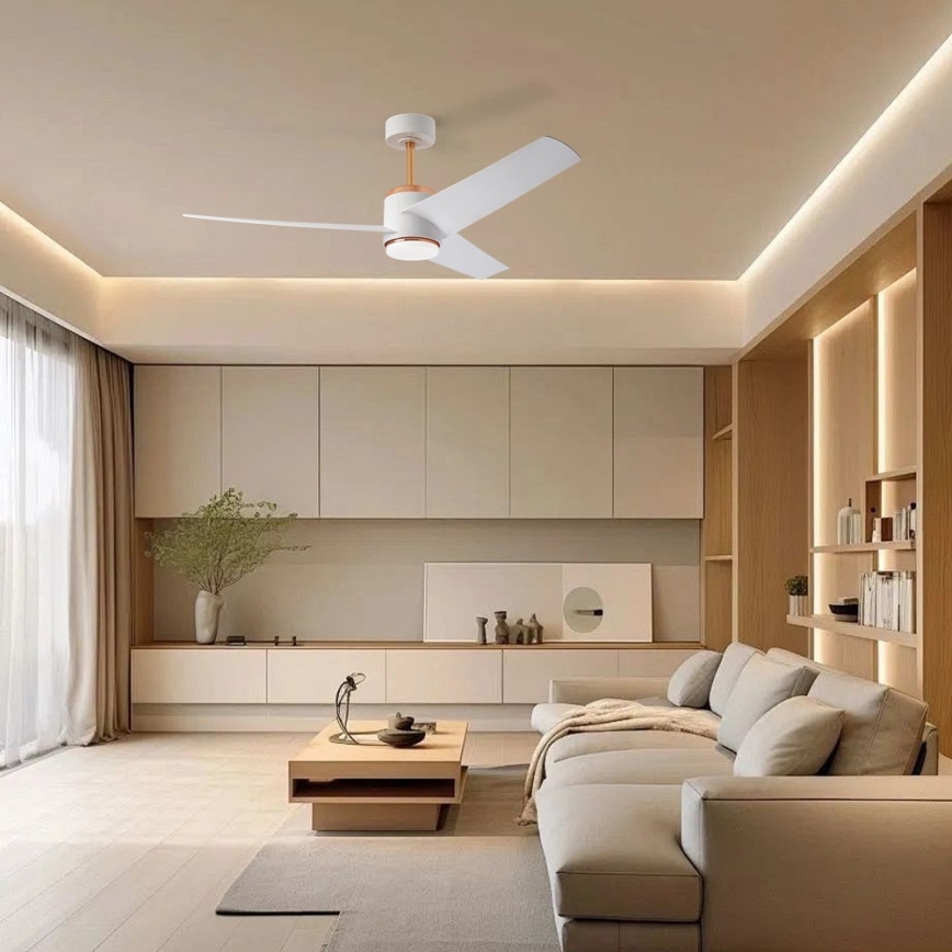 Immax NEO 07281L - LED+CCT Dimbare plafondventilator BEAUTY LED/18W/230V 3000/4000/6000K Wi-Fi Tuya + afstandsbediening