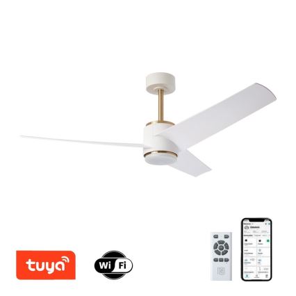 Immax NEO 07281L - LED+CCT Dimbare plafondventilator BEAUTY LED/18W/230V 3000/4000/6000K Wi-Fi Tuya + afstandsbediening