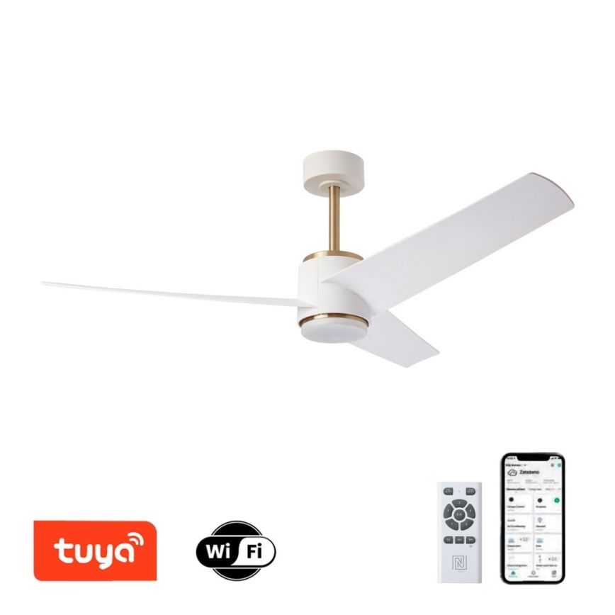 Immax NEO 07281L - LED+CCT Dimbare plafondventilator BEAUTY LED/18W/230V 3000/4000/6000K Wi-Fi Tuya + afstandsbediening