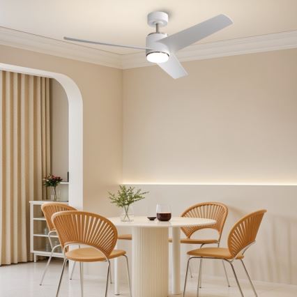 Immax NEO 07282L - LED+CCT Dimbare plafondventilator BEAUTY LED/18W/230V 3000/4000/6000K Wi-Fi Tuya diameter 132 cm + afstandsbediening