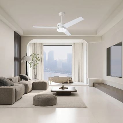 Immax NEO 07284L - LED+CCT dimbare plafondventilator VARIABLE LED/24W/230V 3000/4000/6000K Wi-Fi Tuya Ø 132 cm inclusief afstandsbediening