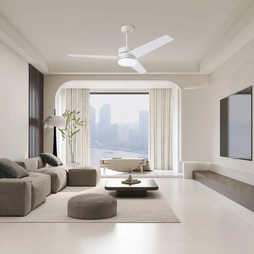 Immax NEO 07284L - LED+CCT dimbare plafondventilator VARIABLE LED/24W/230V 3000/4000/6000K Wi-Fi Tuya Ø 132 cm inclusief afstandsbediening