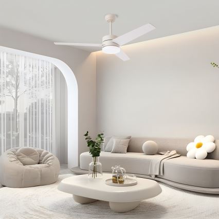 Immax NEO 07284L - LED+CCT dimbare plafondventilator VARIABLE LED/24W/230V 3000/4000/6000K Wi-Fi Tuya Ø 132 cm inclusief afstandsbediening