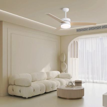 Immax NEO 07284L - LED+CCT dimbare plafondventilator VARIABLE LED/24W/230V 3000/4000/6000K Wi-Fi Tuya Ø 132 cm inclusief afstandsbediening