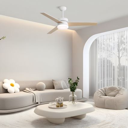 Immax NEO 07284L - LED+CCT dimbare plafondventilator VARIABLE LED/24W/230V 3000/4000/6000K Wi-Fi Tuya Ø 132 cm inclusief afstandsbediening