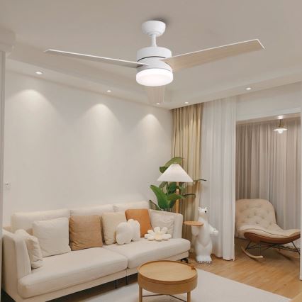 Immax NEO 07284L - LED+CCT dimbare plafondventilator VARIABLE LED/24W/230V 3000/4000/6000K Wi-Fi Tuya Ø 132 cm inclusief afstandsbediening