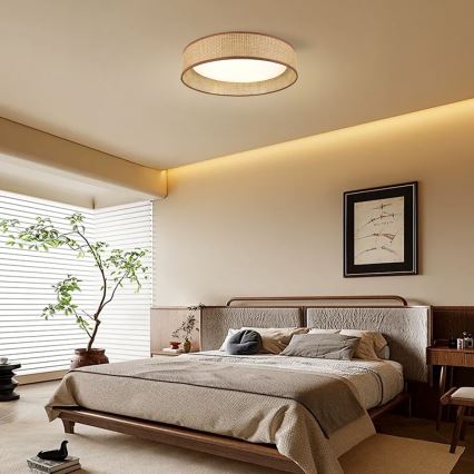 Immax NEO 07288L - LED+CCT Dimbare plafondlamp LONA LED/36W/230V 3000-6000K Wi-Fi Tuya Ø 45,5 cm + afstandsbediening