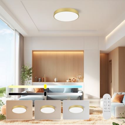 Immax NEO 07292L - LED+CCT Dimbare plafondlamp SEMPLICI LED/36W/230V 2700-6500K Ø 40 cm + afstandsbediening