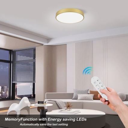 Immax NEO 07292L - LED+CCT Dimbare plafondlamp SEMPLICI LED/36W/230V 2700-6500K Ø 40 cm + afstandsbediening
