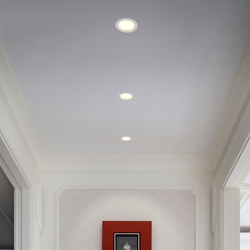 Immax NEO 07294L - Dimbare LED-inbouwspot DOWN LED/12W/230V Wi-Fi Ø 12 cm wit