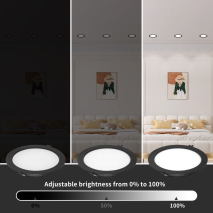 Immax NEO 07294L - LED Dimbare inbouwspot DOWN LED/36W/230V Wi-Fi Ø 23 cm wit