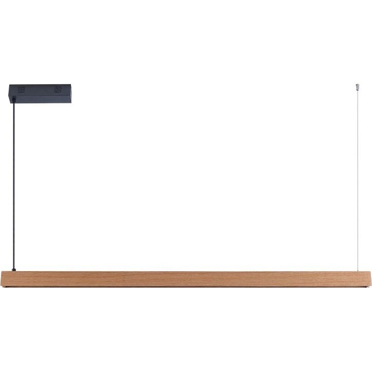 Immax NEO 07303L - Dimbare LED-hanglamp aan kabel MADEIRA LED/26W/230V Wi-Fi Tuya 122 cm eiken + afstandsbediening