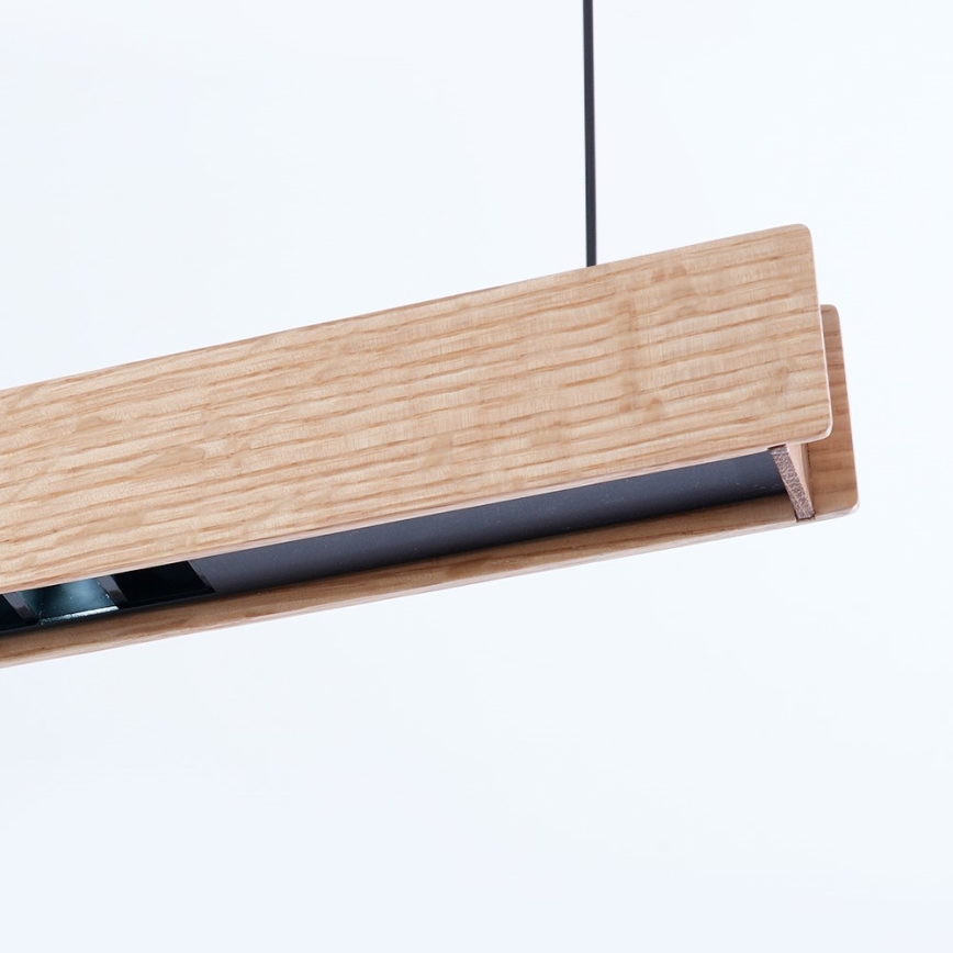 Immax NEO 07304L - dimbare LED-hanglamp met kabel MADEIRA LED/33W/230V Wi-Fi Tuya 152 cm eik + afstandsbediening