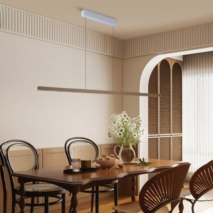 Immax NEO 07310L - Dimbare LED-hanglamp aan kabel met sensor MADEIRA LED/37W/230V 157 cm essenhout