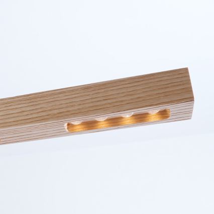 Immax NEO 07310L - Dimbare LED-hanglamp aan kabel met sensor MADEIRA LED/37W/230V 157 cm essenhout