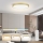 Immax NEO 07312L - dimbare LED plafondlamp SEMPLICI LED/128W/230V Ø 100 cm, Wi-Fi (Tuya), goudkleurig + afstandsbediening