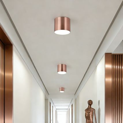 Immax NEO 07319L - Dimbare LED-plafondlamp RONDATE LED/18W/230V Ø 11,5 cm Wi-Fi Tuya roségoud