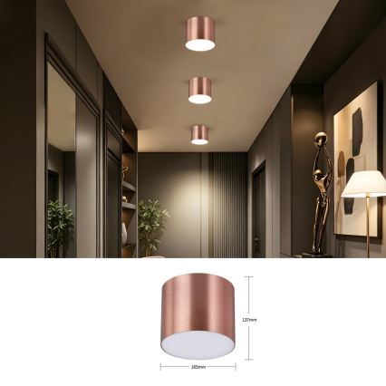 Immax NEO 07320L - Dimbare LED-plafondlamp RONDATE LED/32W/230V Ø 16,5 cm Wi-Fi Tuya roségoud