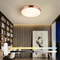 Immax NEO 07321L - dimbare LED-plafondlamp NEO LITE SEMPLICI LED/36W/230V Ø 40 cm Tuya roségoud + afstandsbediening