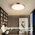 Immax NEO 07322L - dimbare LED-plafondlamp NEO LITE SEMPLICI LED/60W/230V Ø 60 cm, koperkleurig + afstandsbediening