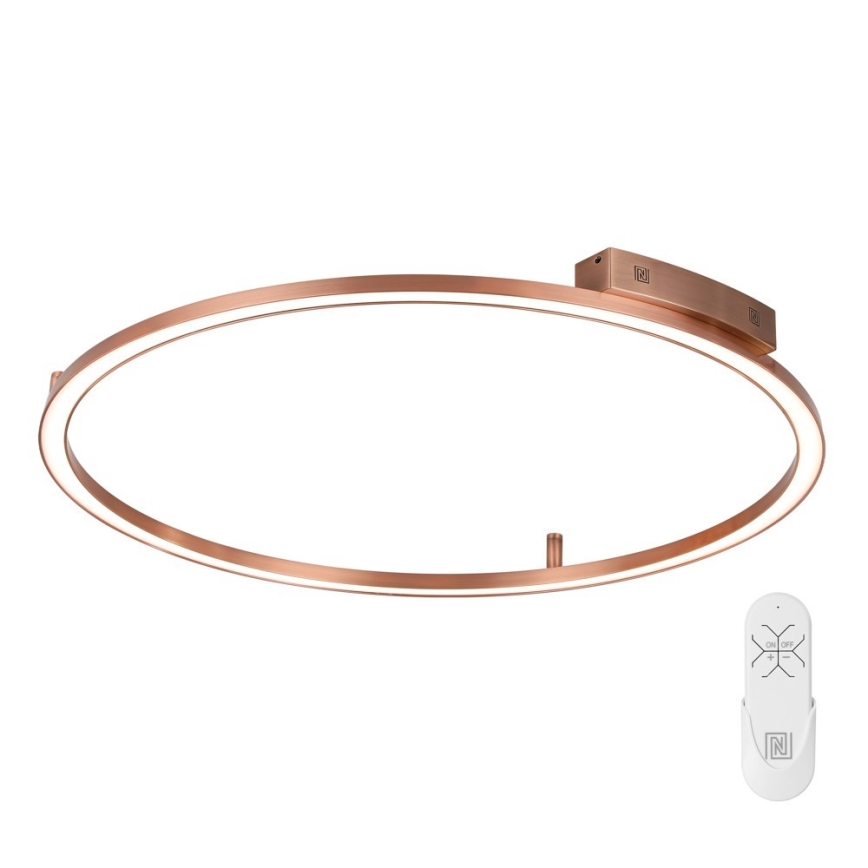 Immax NEO 07325-120C - Dimbare LED-plafondlamp FINO LED/72W/230V 120 cm Tuya roségoud + afstandsbediening