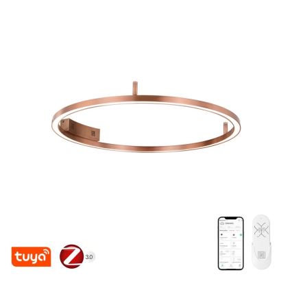 Immax NEO 07326-80C - LED dimbare plafondlamp FINO LED/55W/230V 80 cm Tuya roségoud + afstandsbediening