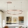 Immax NEO 07327L - Dimbare LED-hanglamp aan kabel FINO LED/55W/230V 80 cm Tuya roségoud + afstandsbediening