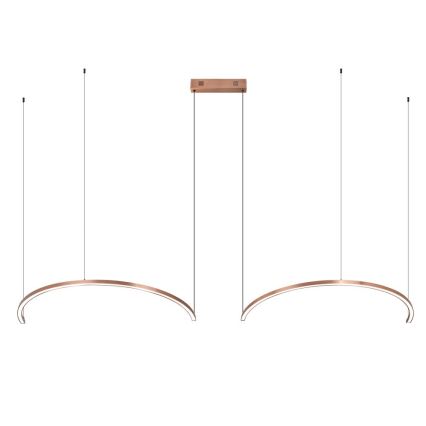 Immax NEO 07328L - LED dimbare hanglamp aan kabel FINO LED/72W/230V 120 cm Tuya roségoud + afstandsbediening