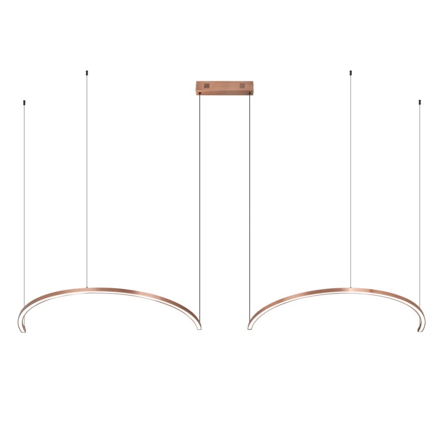 Immax NEO 07328L - LED dimbare hanglamp aan kabel FINO LED/72W/230V 120 cm Tuya roségoud + afstandsbediening