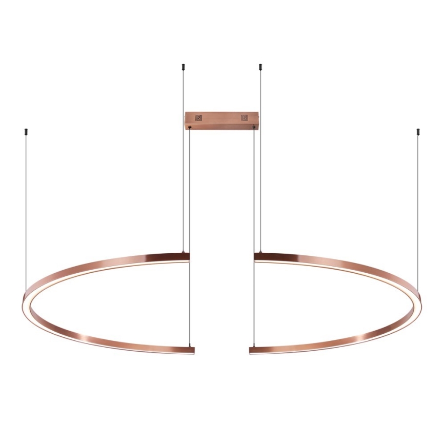 Immax NEO 07328L - LED dimbare hanglamp aan kabel FINO LED/72W/230V 120 cm Tuya roségoud + afstandsbediening