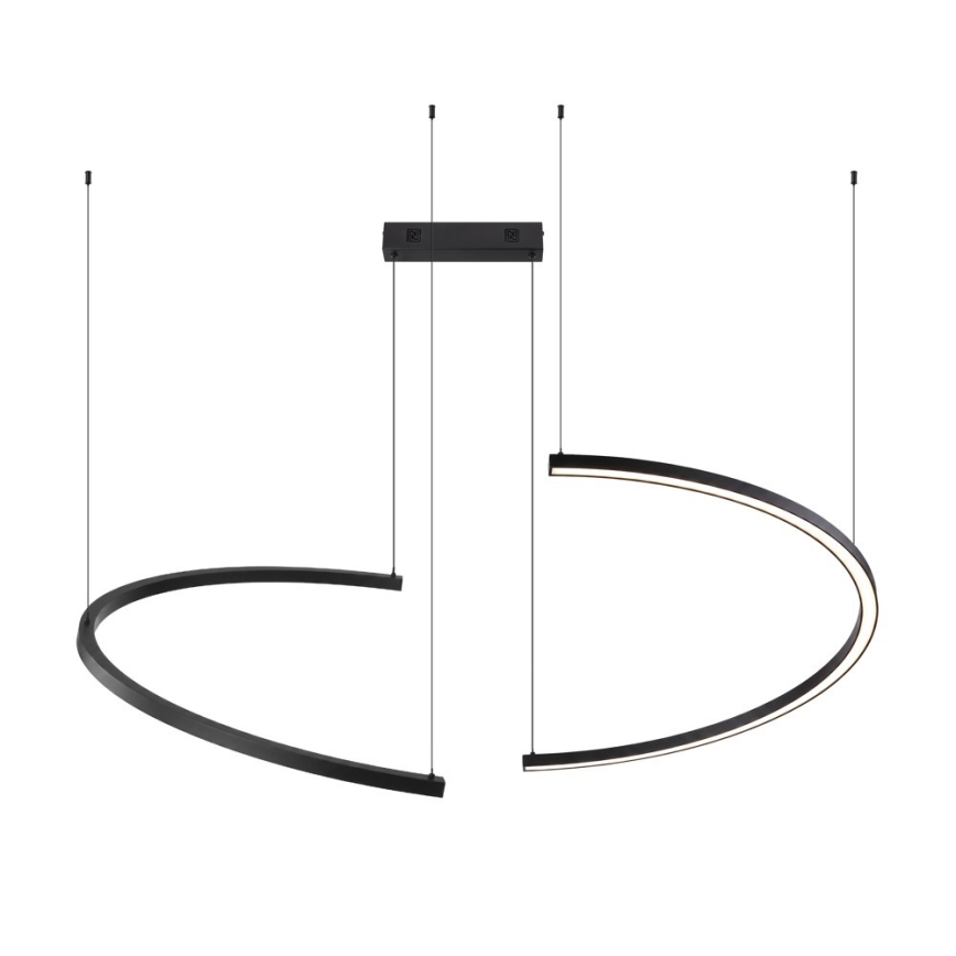 Immax NEO 07329L - LED dimbare pendellamp met kabel FINO LED/72W/230V 120 cm Tuya zwart + afstandsbediening
