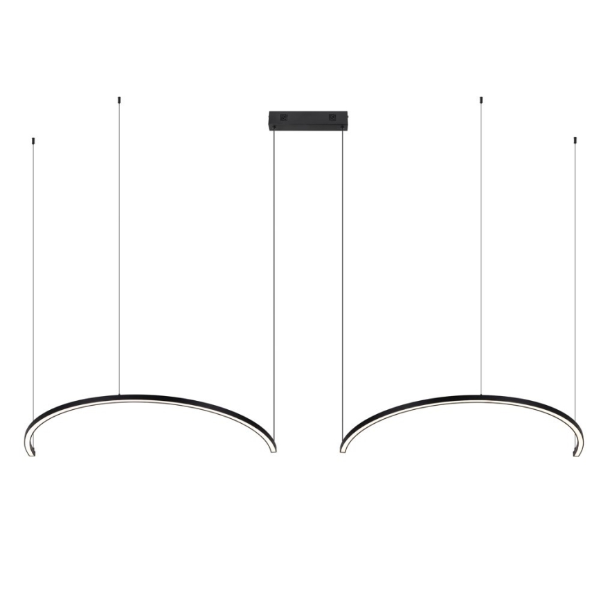 Immax NEO 07329L - LED dimbare pendellamp met kabel FINO LED/72W/230V 120 cm Tuya zwart + afstandsbediening