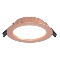 Immax NEO 07330L - Dimbare LED-inbouwspot DOWN LED/12W/230V Wi-Fi Tuya Ø 12 cm roségoud