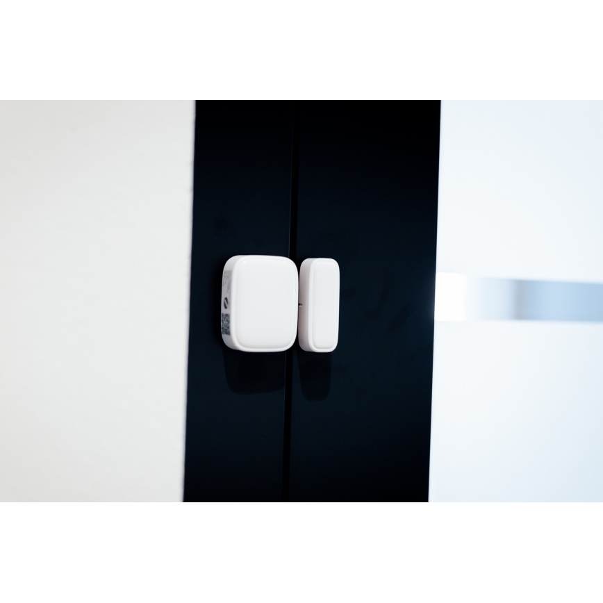 Immax NEO 07511L - SET 2x Magnetische raam- en deursensor SMART 1xCR2032  Zigbee Tuya