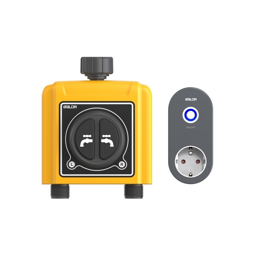 Immax NEO 07515L- Dubbel irrigatie Systeem + Bodemvochtigheid en temperatuur sensor NEO LITE Wi-Fi IP54