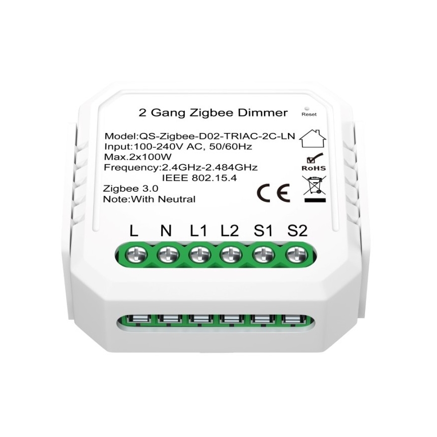 Immax NEO 07520L - Slimme dimbare controller V5 2-knops Tuya